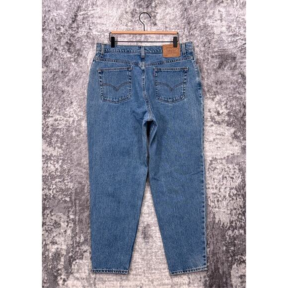 Vintage Levis 18 W x 29 Womens Made In USA 550 Relaxed Fit Tapered Leg - Picture 2 of 8